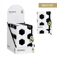 A5 polstrovaný zošit Real Madrid – futbalový dizajn,  2700002047