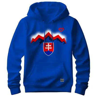 Bavlnená mikina s kapucňou Slovensko 2603