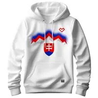 Bavlnená mikina s kapucňou Slovensko 2603