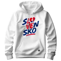 Bavlnená mikina s kapucňou Slovensko 2604