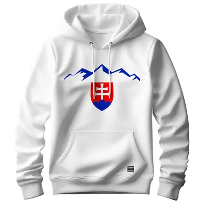 Bavlnená mikina s kapucňou Slovensko 2605