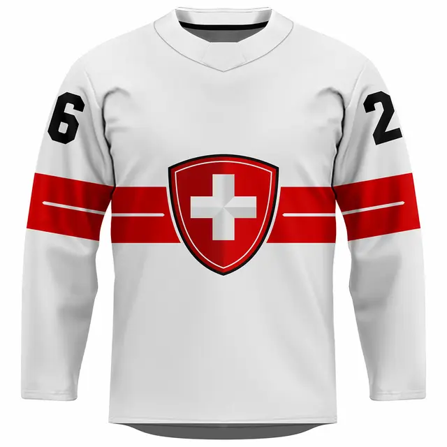 Fan hokejový dres Švajčiarsko 2601