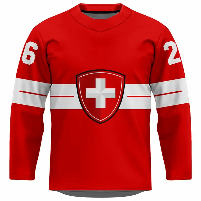 Fan hokejový dres Švajčiarsko 2602