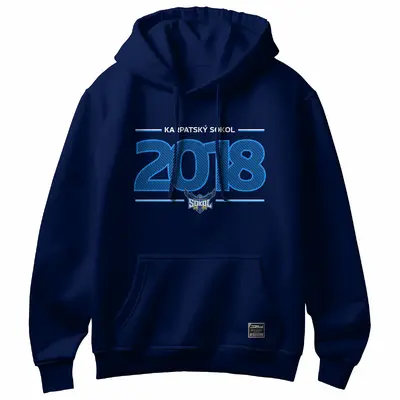 Bavlnená mikina s kapucňou HK´18 Karpatský Sokol 2601