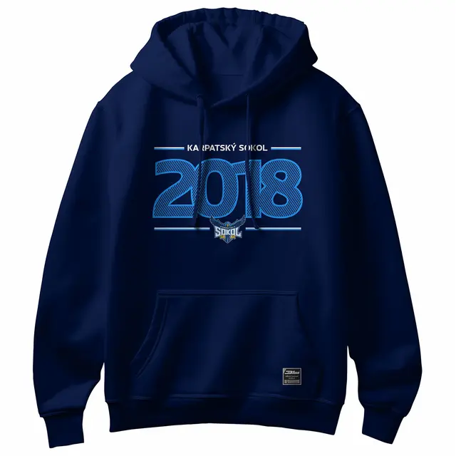 Bavlnená mikina s kapucňou HK´18 Karpatský Sokol 2601