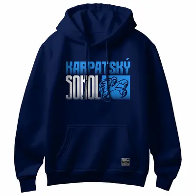 Bavlnená mikina s kapucňou HK´18 Karpatský Sokol 2605