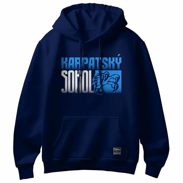Bavlnená mikina s kapucňou HK´18 Karpatský Sokol 2605
