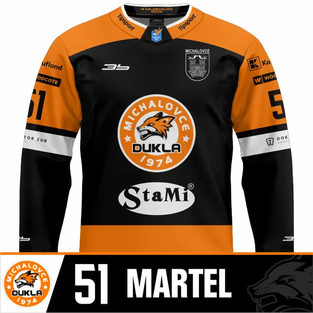 Tmavý dres 25/26 - Jordan Martel - 51