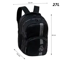 Študentský batoh Real Madrid Black, AB200, 502026059