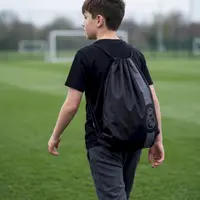 Vrecko na prezúvky Real Madrid Black AD1 – športové vrecko na chrbát, 507026019