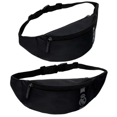 Ľadvinka Real Madrid Black – športová taška okolo pása, 505026004