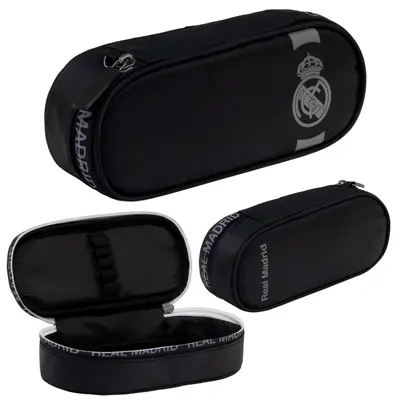 Jednokomorový peračník / puzdro Real Madrid Black, AC6, 503026078