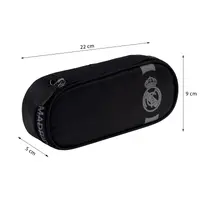 Jednokomorový peračník / puzdro Real Madrid Black, AC6, 503026078