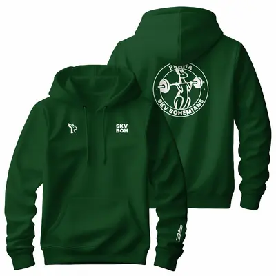 Bavlnená mikina s kapucňou SKV Bohemians Praha 2601