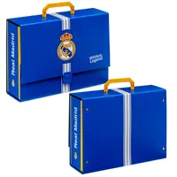 Školský kufrík s rúčkou A4 Real Madrid XL – 9 cm, 108026004