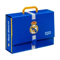 Školský kufrík s rúčkou A4 Real Madrid XL – 9 cm, 108026004