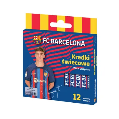 Voskové farbičky FC Barcelona - 12 farieb, 316023051