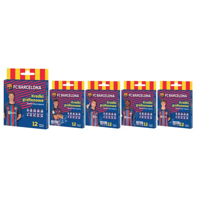 Bezdrevé farbičky FC Barcelona - 12 farieb, 316023050