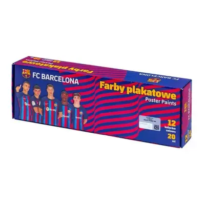 Temperové farby v kelímku FC Barcelona - 12 x 20 ml, 301123050