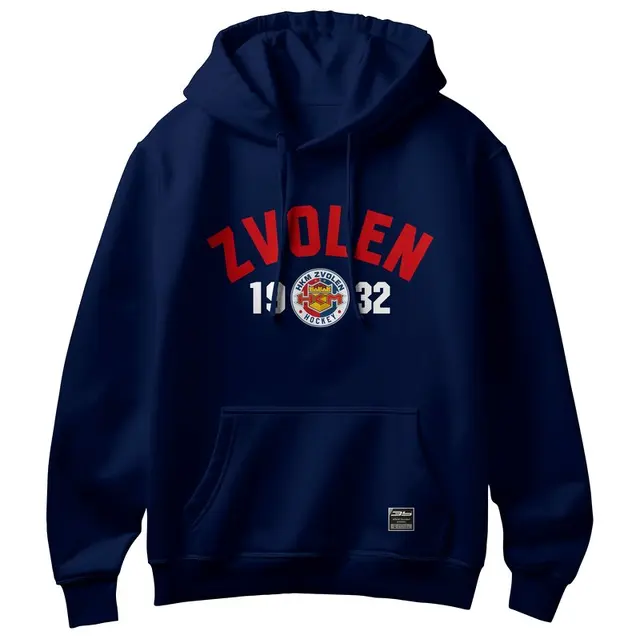 Bavlnená mikina s kapucňou HKM Zvolen 2701n