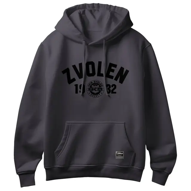 Bavlnená mikina s kapucňou HKM Zvolen 2701s