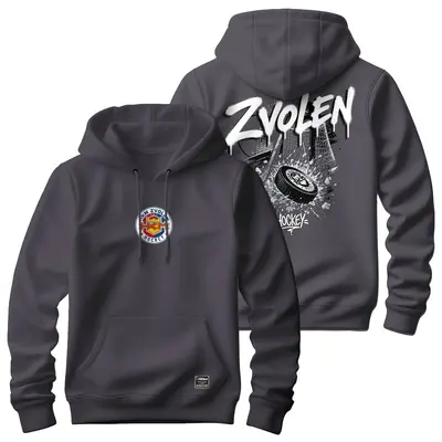 Bavlnená mikina s kapucňou HKM Zvolen 2702s