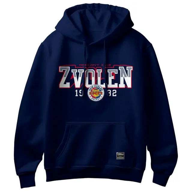Bavlnená mikina s kapucňou HKM Zvolen 2704n