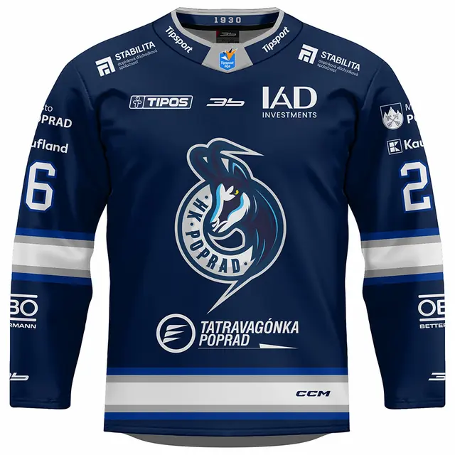 Dres HK Poprad replika 26/27 tmavý