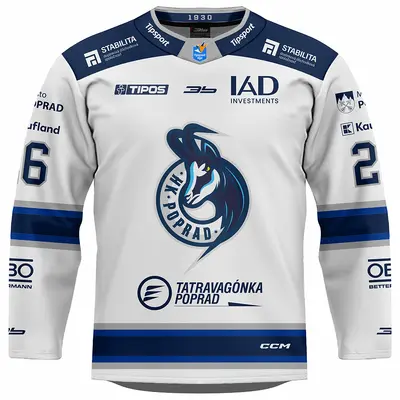 Dres HK Poprad replika 26/27 svetlý