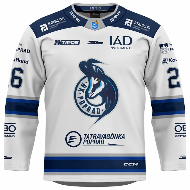 Dres HK Poprad replika 26/27 svetlý