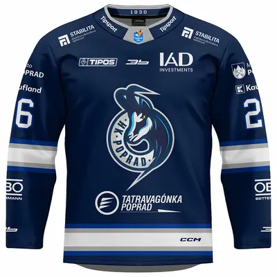 Dres HK Poprad AUTHENTIC 26/27 tmavý