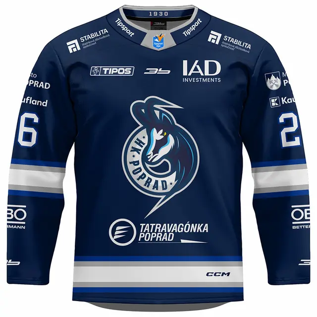 Dres HK Poprad AUTHENTIC 26/27 tmavý