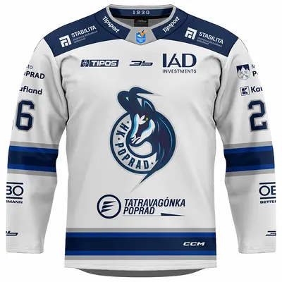 Dres HK Poprad AUTHENTIC 26/27 svetlý