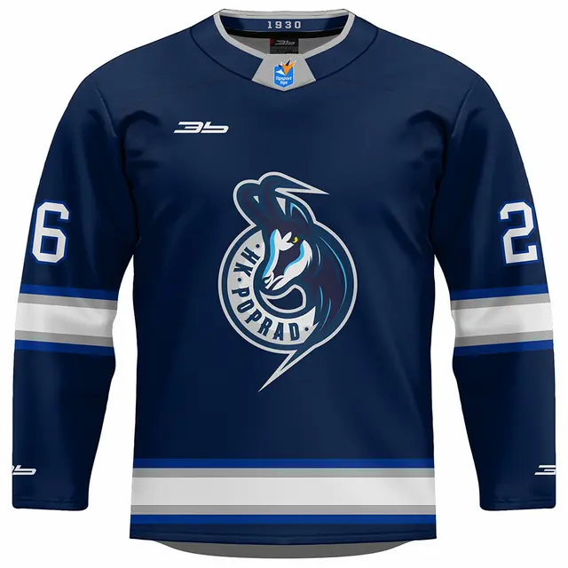 Dres HK Poprad AUTHENTIC 26/27 tmavý bez reklám