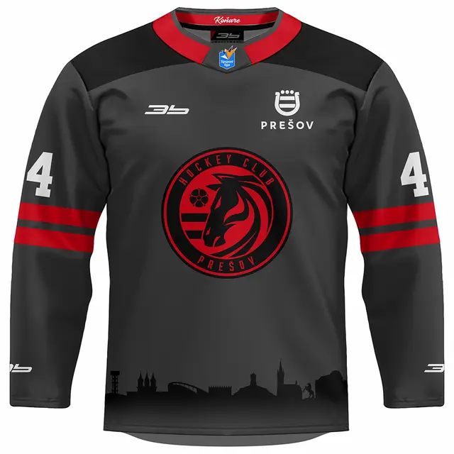 Dres HC Prešov 26/27 Replika tmavý bez reklám