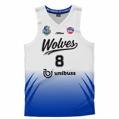 Basketbalový dres Košice Wolves 26/27 svetlý