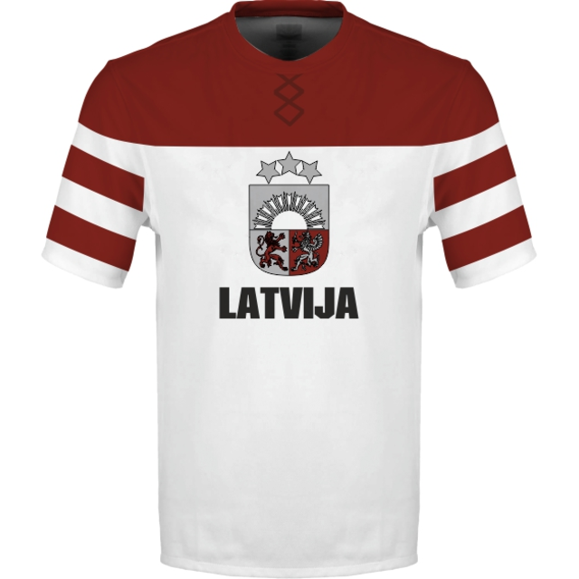 Sublimované tričko  Lotyšsko vz. 2