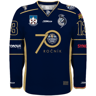 Dres HK Poprad AUTHENTIC 2017/18 tmavý Tatranský Pohár