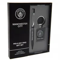 Darčeková sada (prívesok a pero) MANCHESTER CITY Pen & Keyring Set