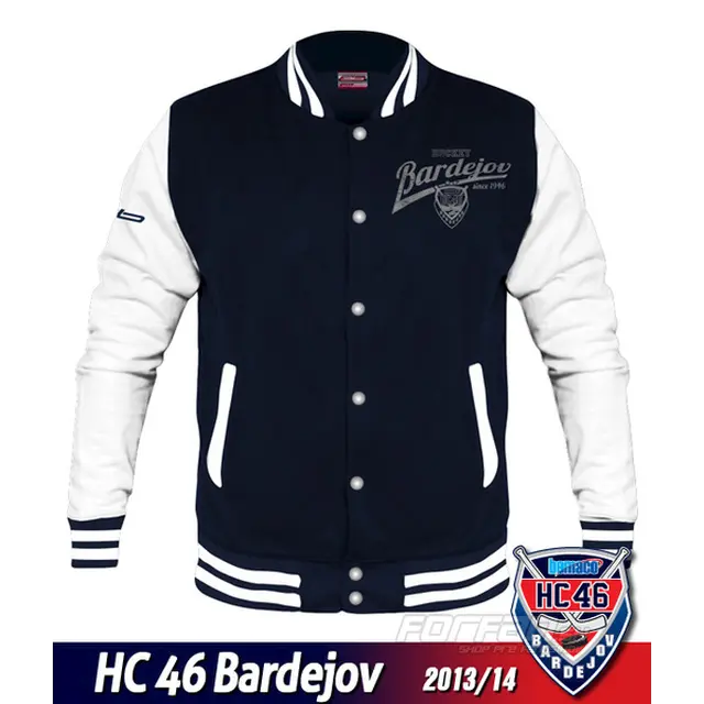 Univerzitná bunda HC 46 Bardejov 2013/14 - retro