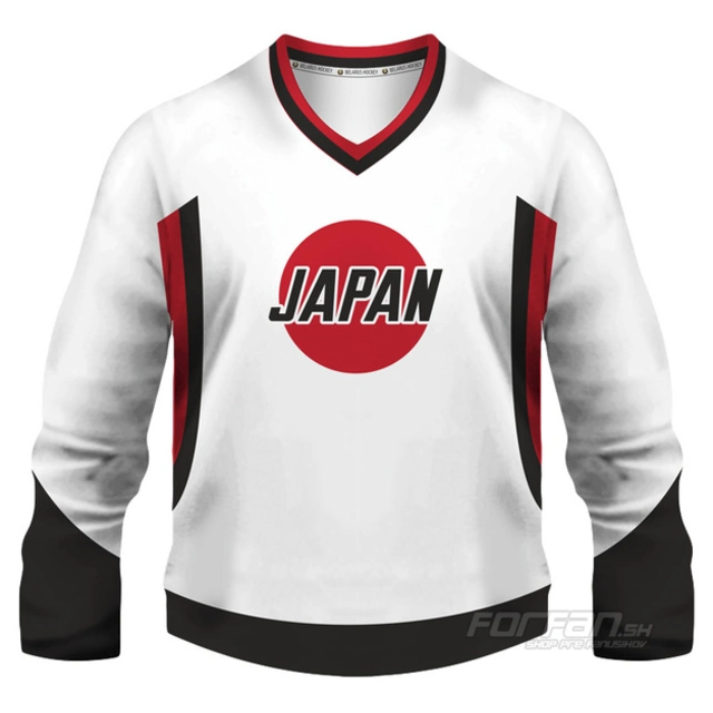 Japonsko - fanúšikovský dres, biela verzia