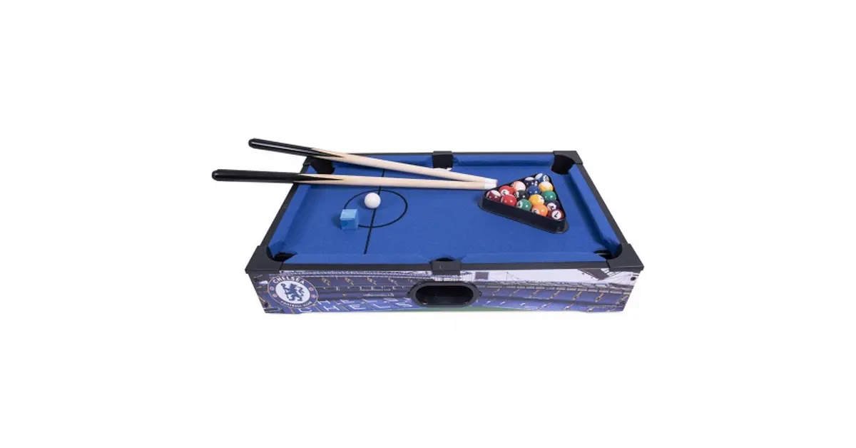 CHELSEA F.C. stolný biliard 20 inch Pool Table
